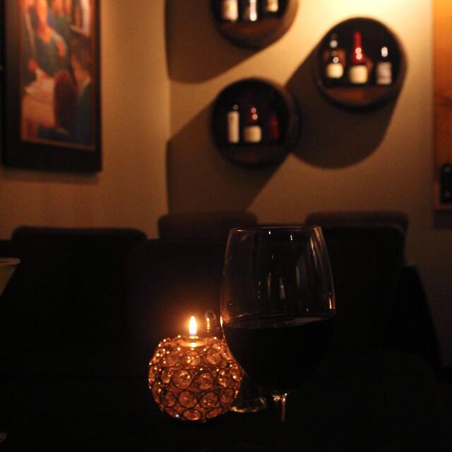 Wine in the back room.
