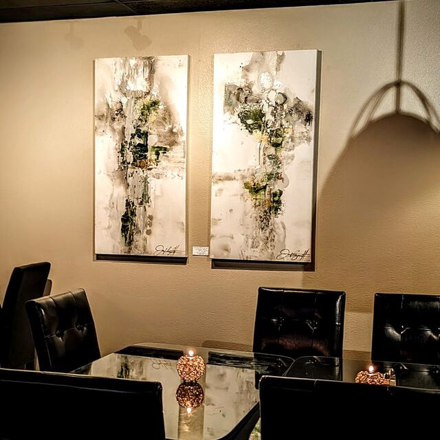 Wall picture in the dining room.